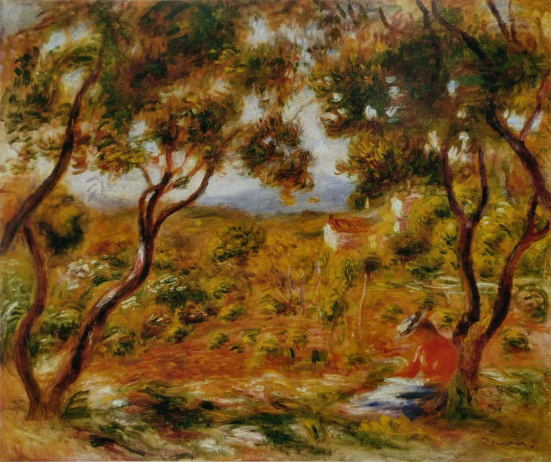 Vinstockarna i Cagnes - Pierre-Auguste Renoir