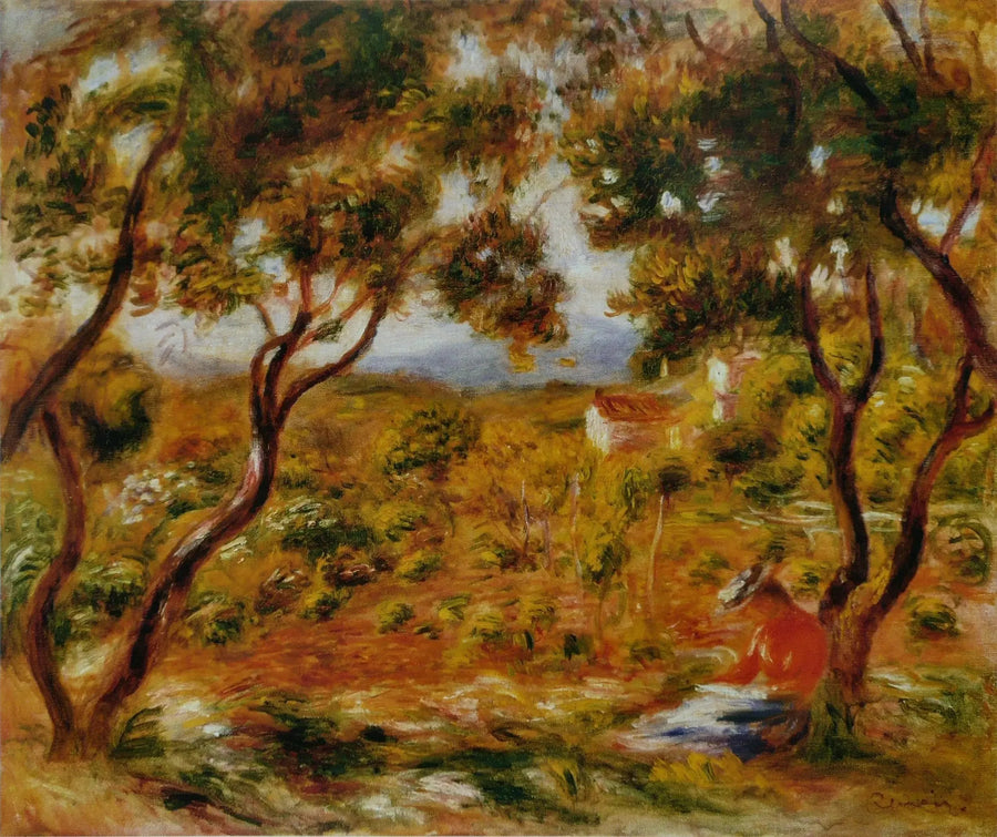 Vinstockarna i Cagnes - Pierre-Auguste Renoir