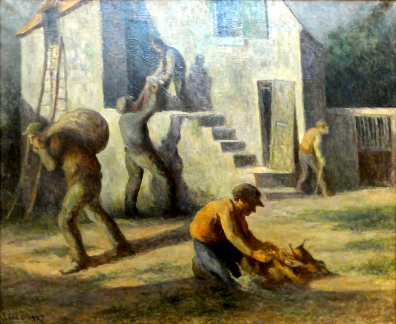 Kycklingtjuvarna - Maximilien Luce