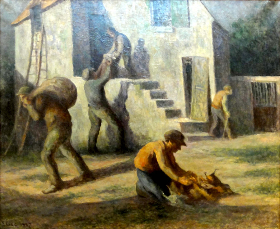 Kycklingtjuvarna - Maximilien Luce