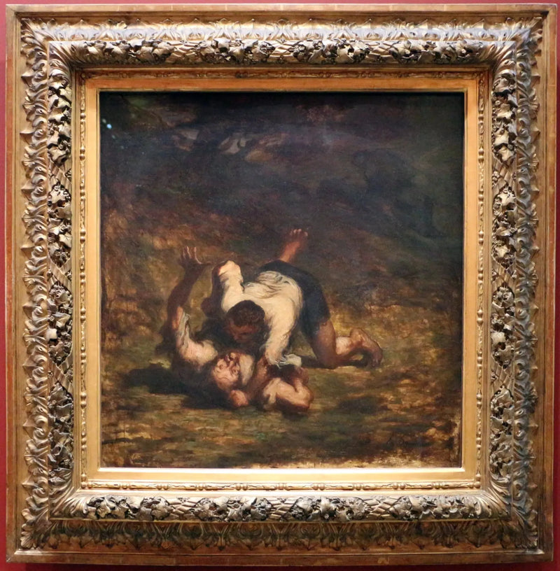 Tjuvarna och åsnan - Honoré Daumier