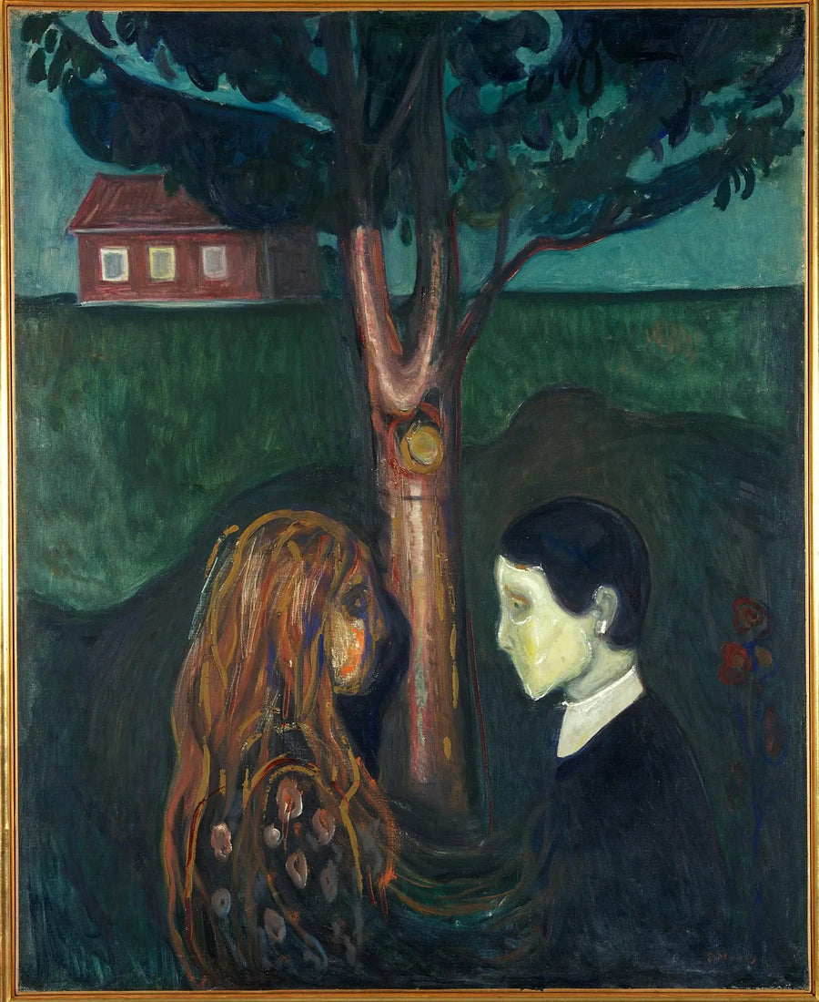 Ögonen i ögonen - Edvard Munch