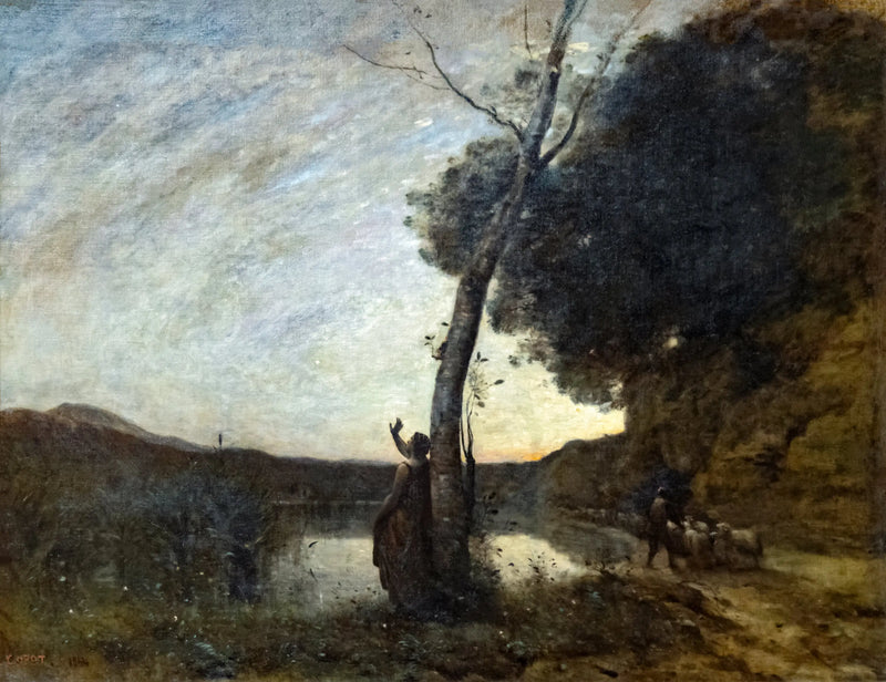 Stjärnan av herden - Jean-Baptiste Camille Corot