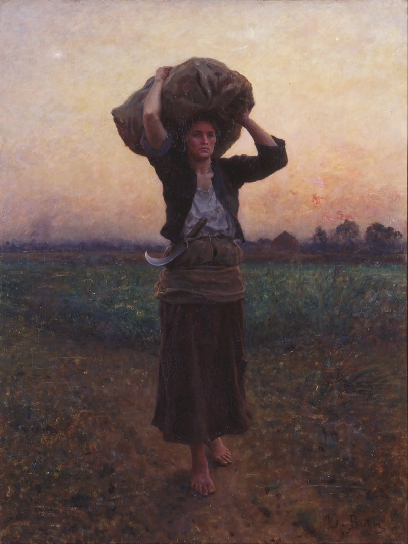 Stjärnan av herden - Jules Breton