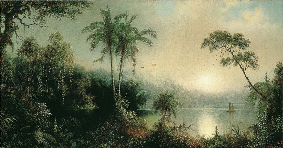 Soluppgång i Nicaragua - Martin Johnson Heade