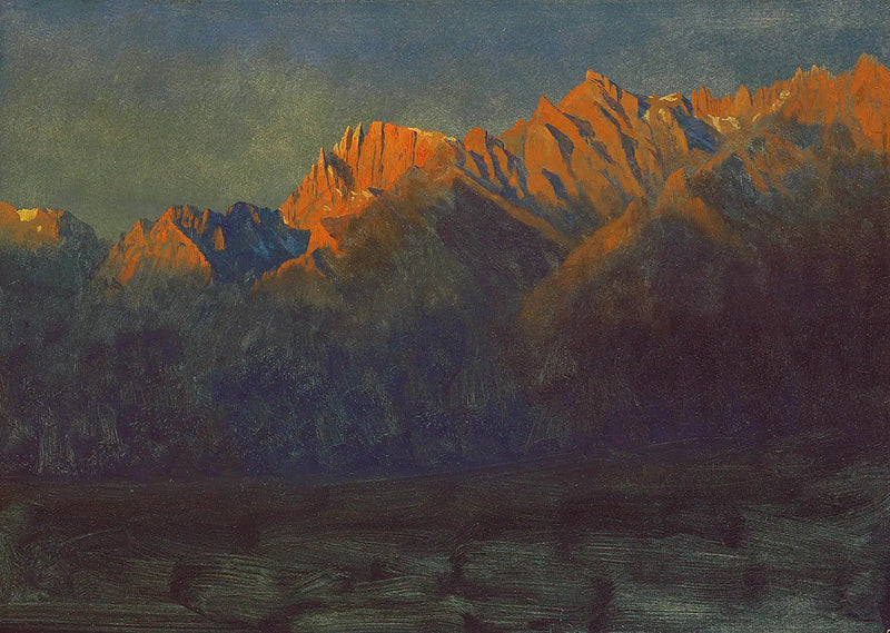 Soluppgång i Sierras - Albert Bierstadt