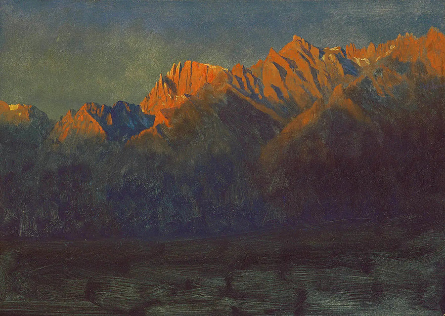 Soluppgång i Sierras - Albert Bierstadt