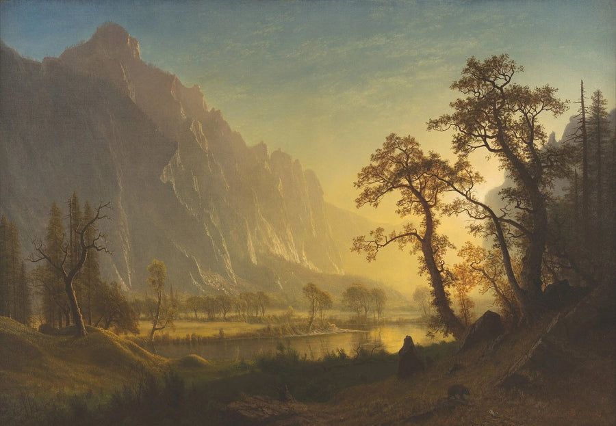Soluppgång, Yosemite-dalen - Albert Bierstadt