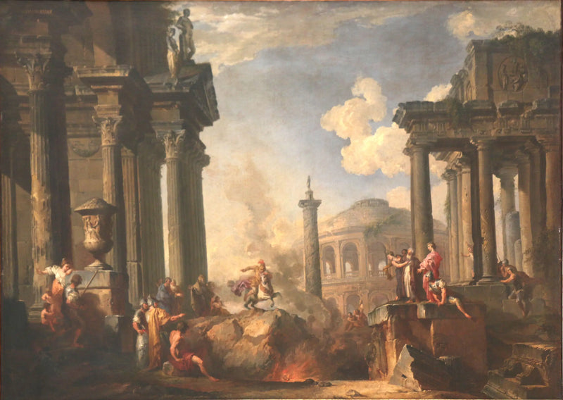 Förklaringen av Marcus Curtius - Giovanni Paolo Panini