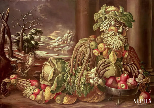 L'hiver - Arcimboldo - Reproductions de tableaux et peintures haut de gamme