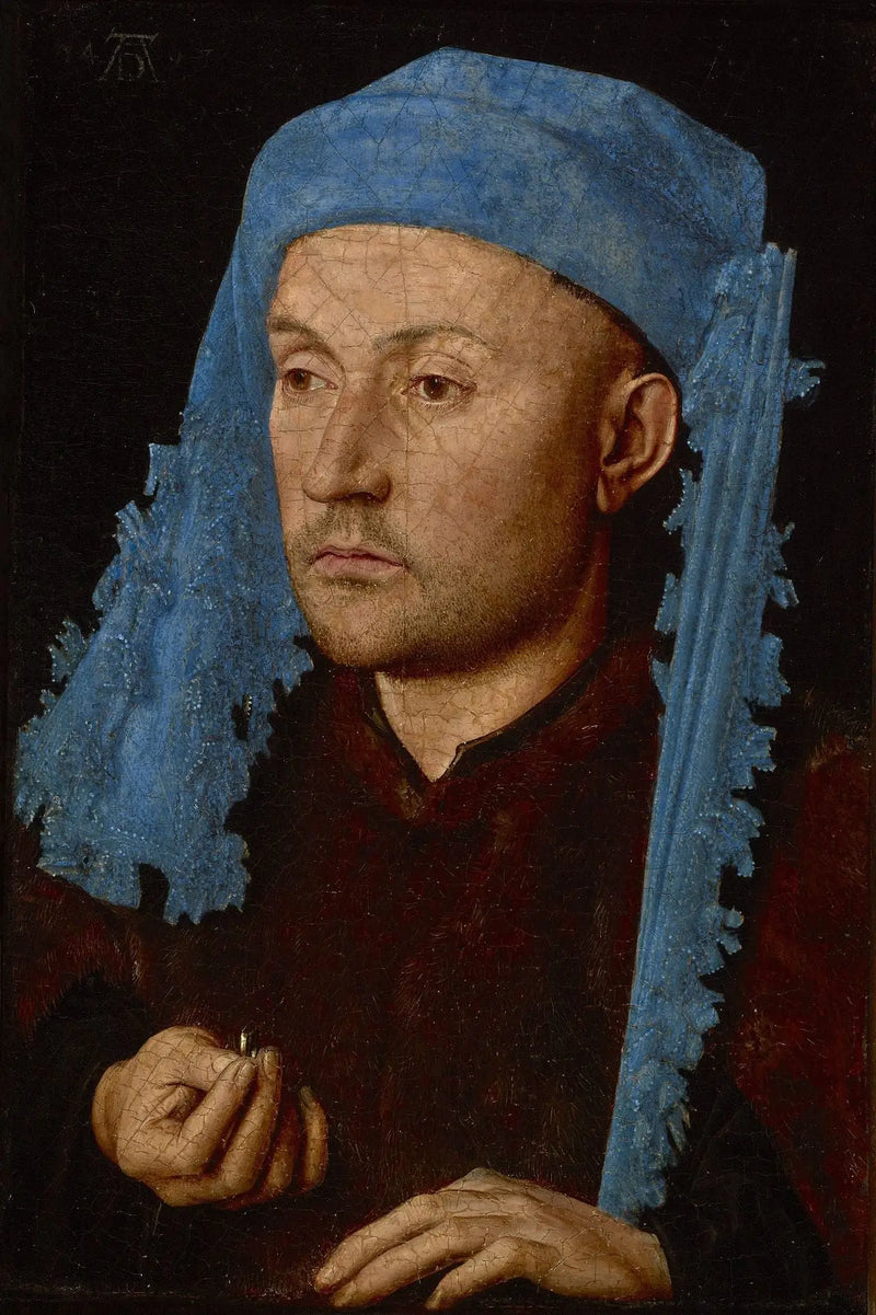 Mannen med den blå huvan - Jan van Eyck