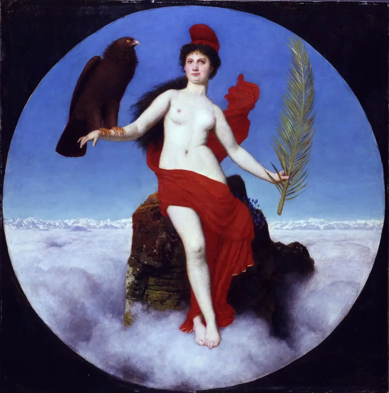 Frihet (Helvetia) - Arnold Böcklin