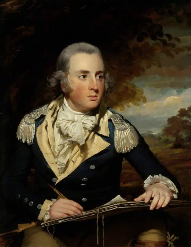 Lieutenant-colonel George Lyon (actif 1788 - vers 1826) - Henry Raeburn - Alpha Reproduction
