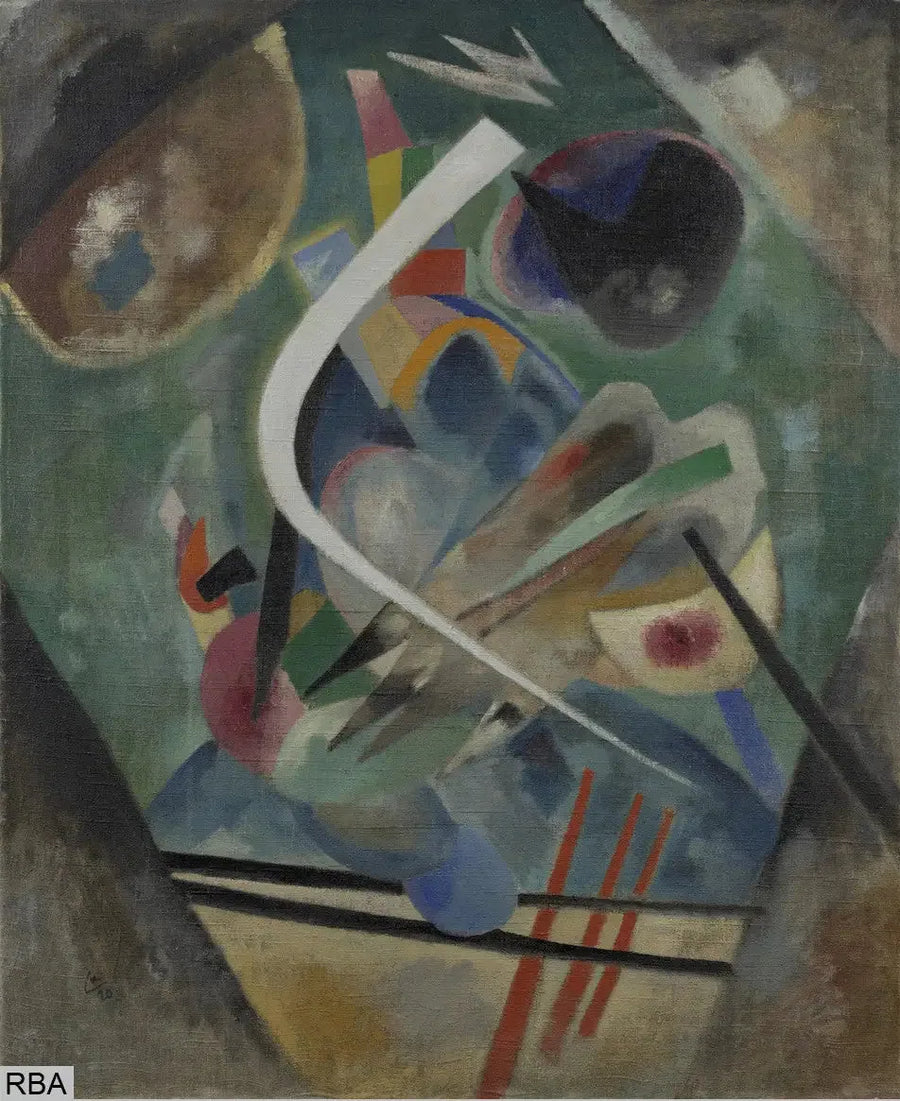 Vit linje - Vassily Kandinsky