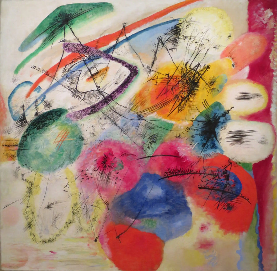 Svarta linjer - Vassily Kandinsky