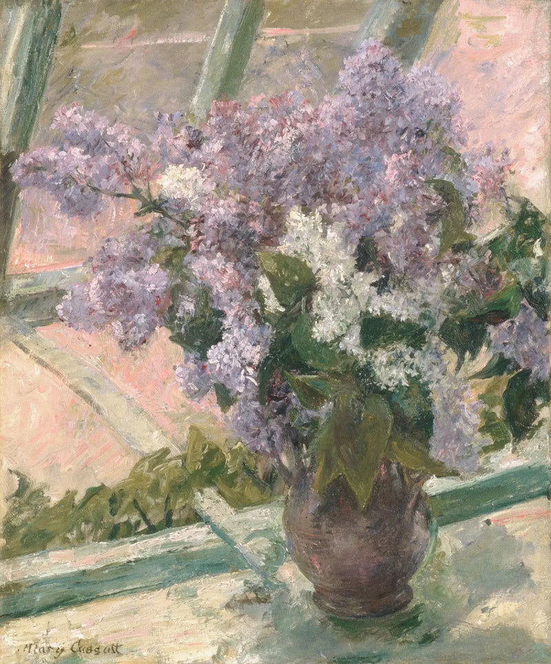 Syren vid ett fönster - Mary Cassatt