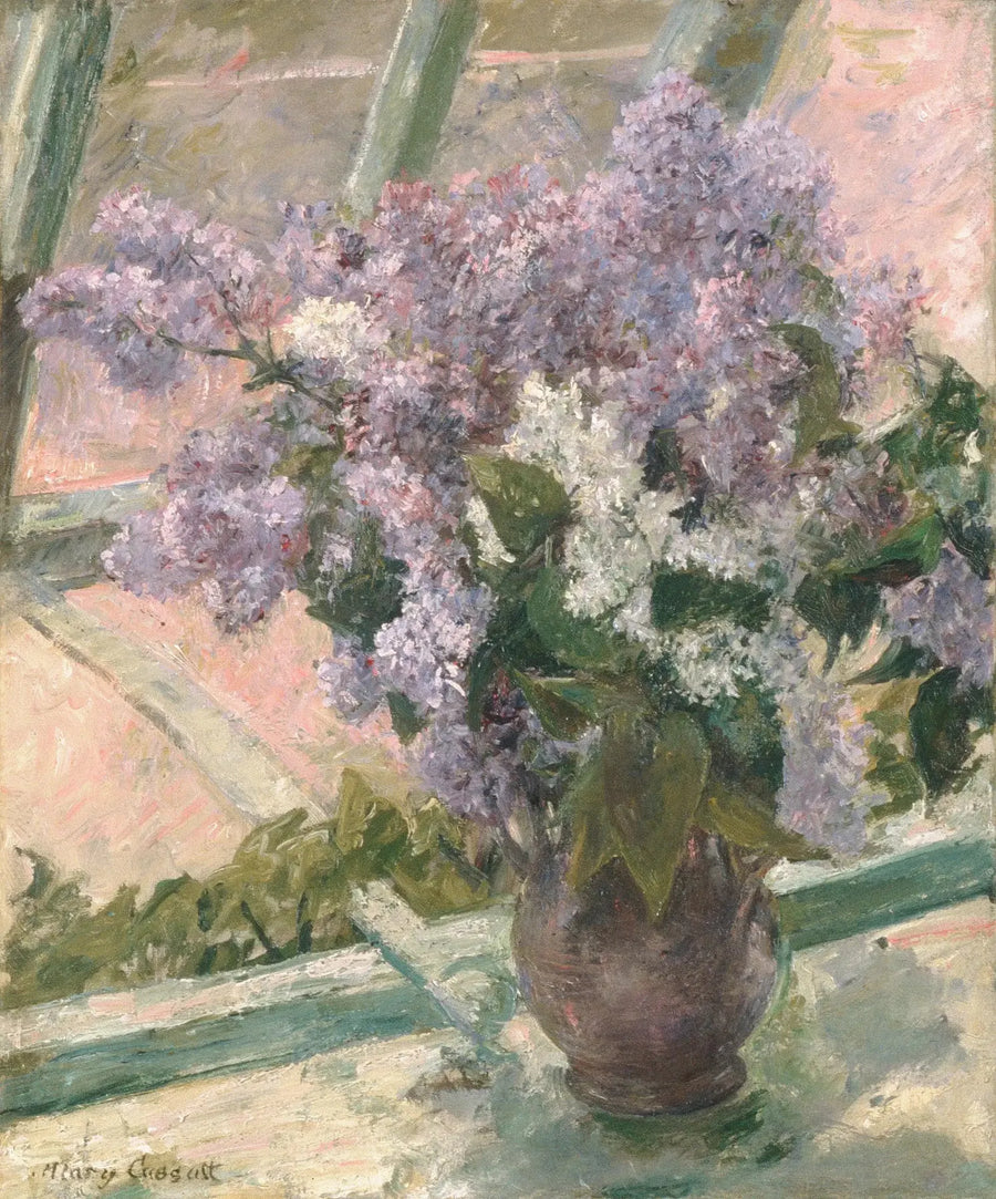 Syren vid ett fönster - Mary Cassatt