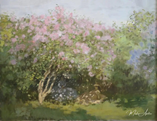 Lilas au soleil - Claude Monet - Reproductions de tableaux et peintures haut de gamme