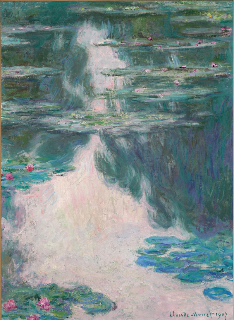Näckrosor, gråväder W1708 - Claude Monet