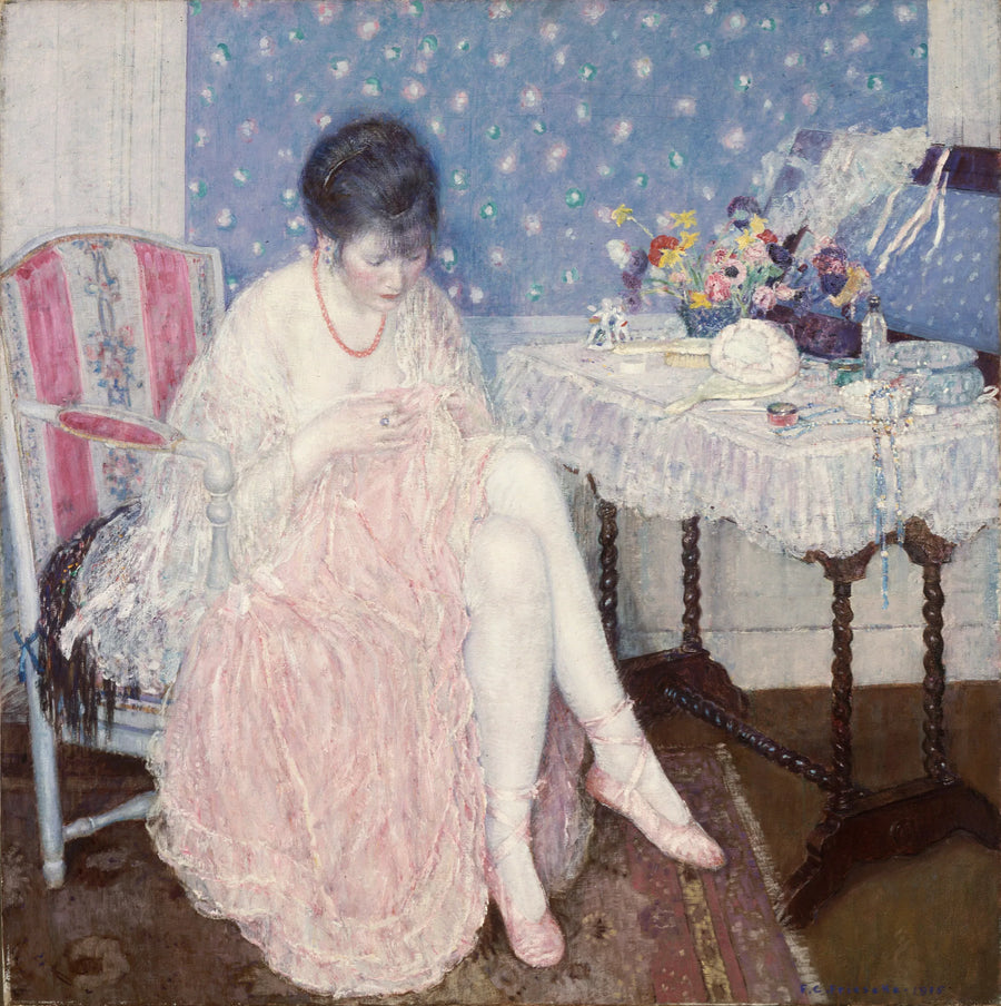 Lingeri trasig - Frederick Carl Frieseke