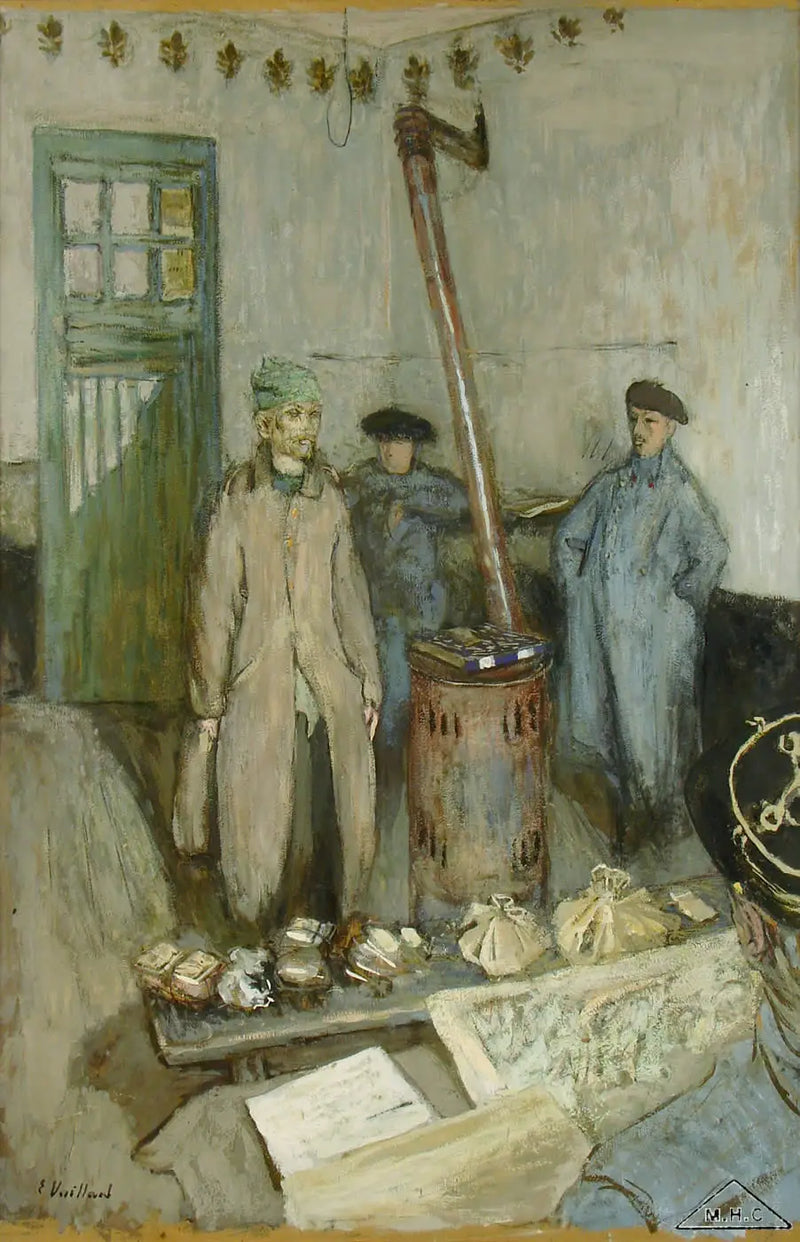 Förhör av fången - Édouard Vuillard