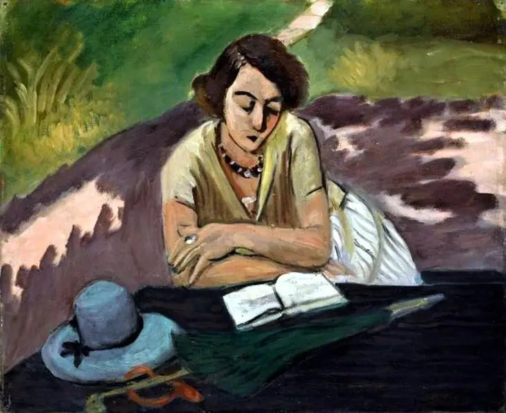 Läsare med parasoll - Henri Matisse