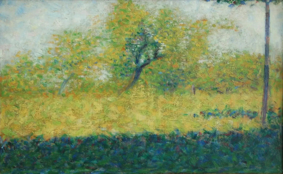 Trägräns på våren - Georges Seurat