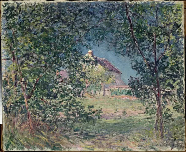 Skogsbryn på våren - Alfred Sisley