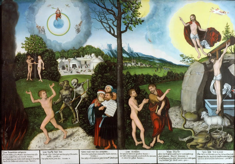 Loi et Évangile - Lucas Cranach den äldre