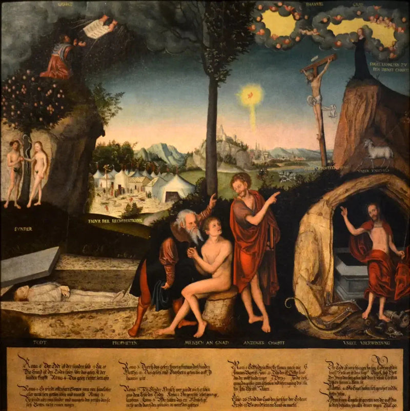 Loi et Évangile - Lucas Cranach den äldre
