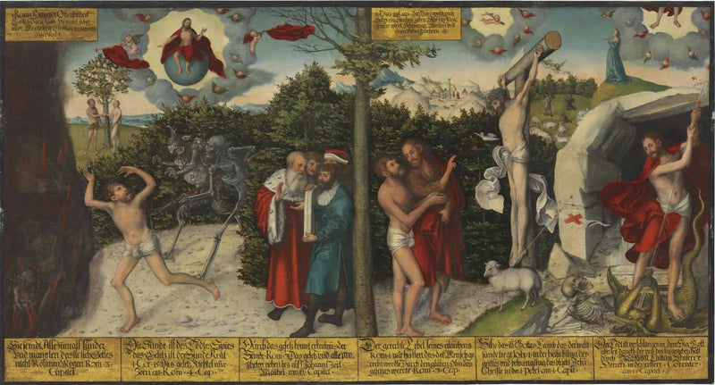 Loj och nåd - Lucas Cranach den äldre