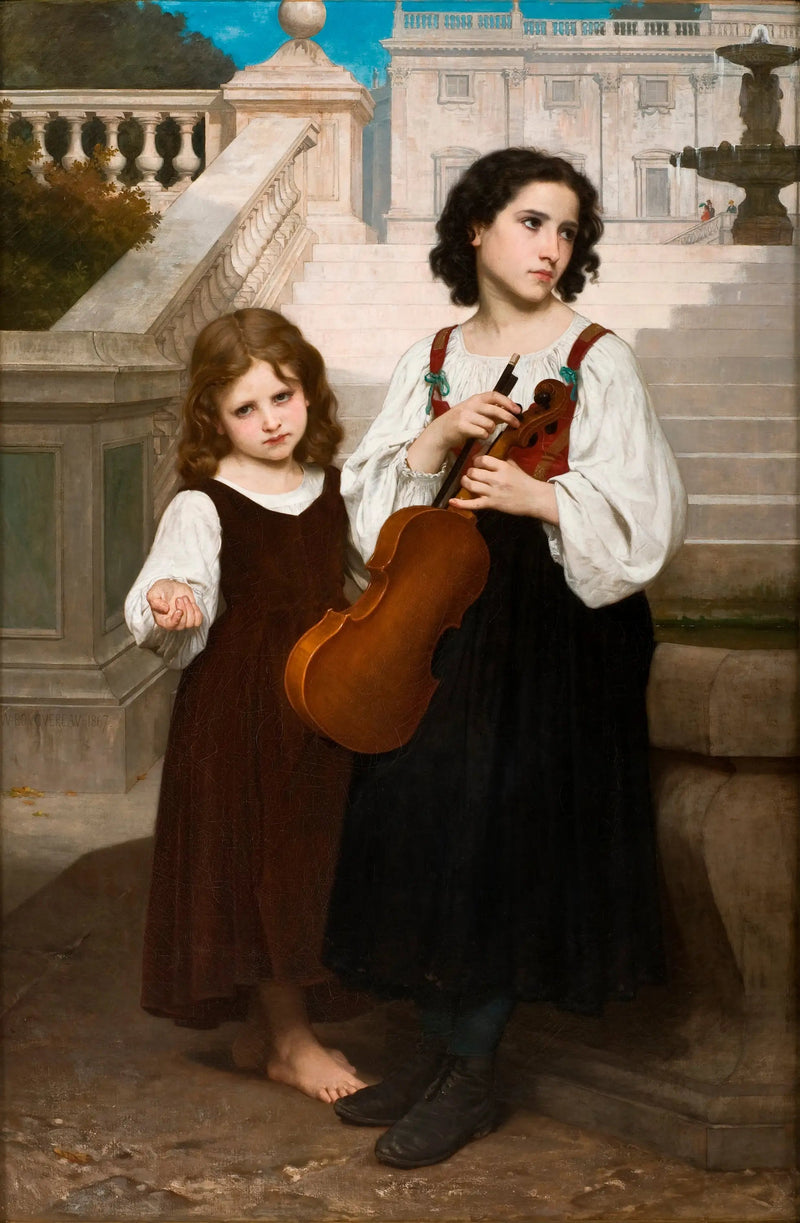 Långt borta från landet - Bouguereau