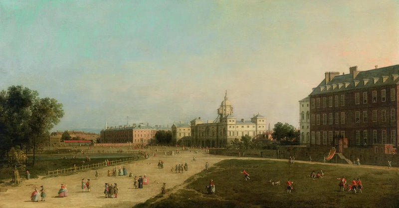 London: Nya Horse Guards från St James's Park - Canaletto