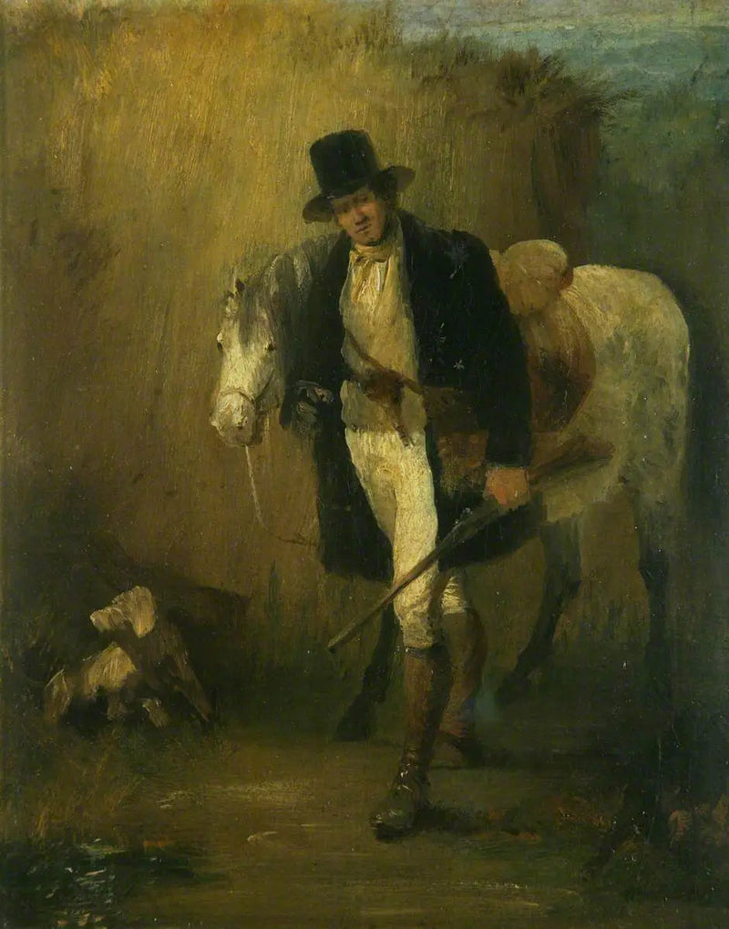 Lord Ellesmere och hans ponny, « Jack » - Edwin Henry Landseer