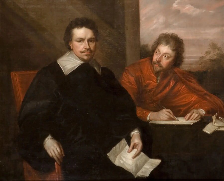 Lord Strafford och hans sekreterare Sir P Mainwaring - Antoine van Dyck