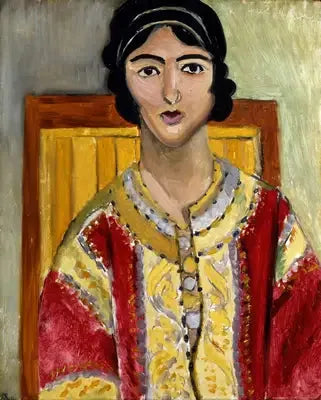 Lorette i röd jacka - Henri Matisse