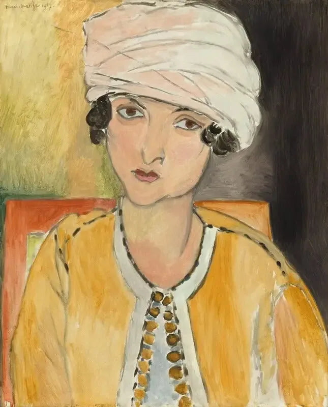 Lorette med turban, gul jacka - Henri Matisse