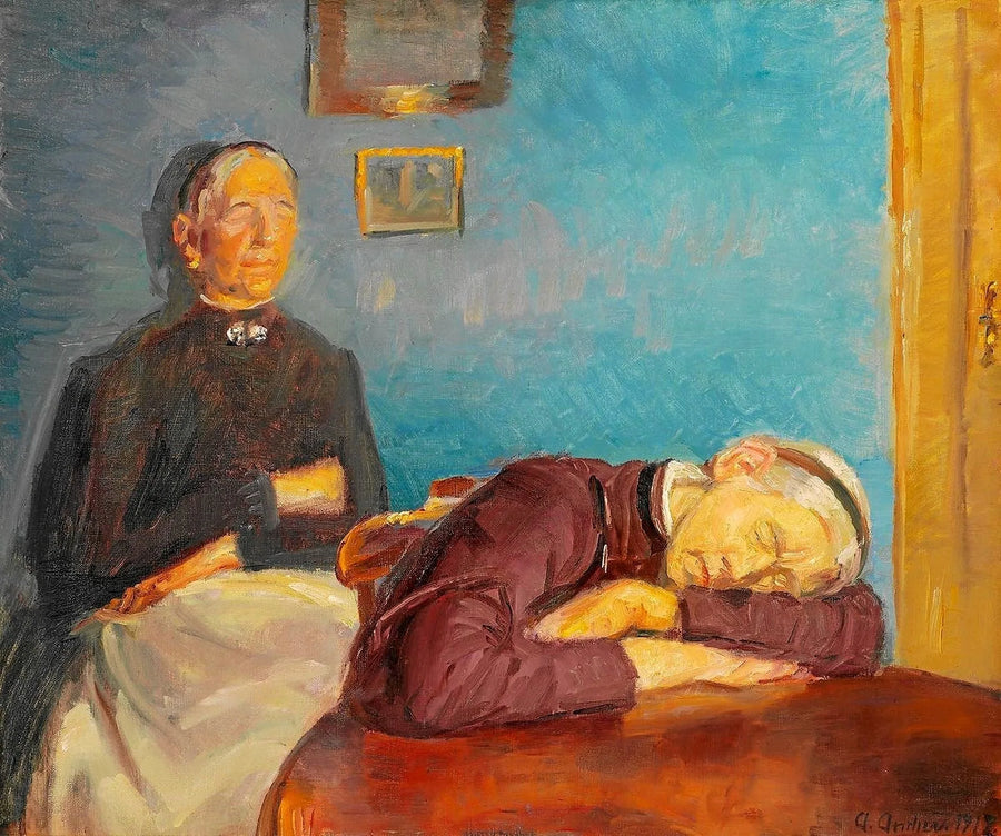När dagens arbete är klart - Anna Ancher