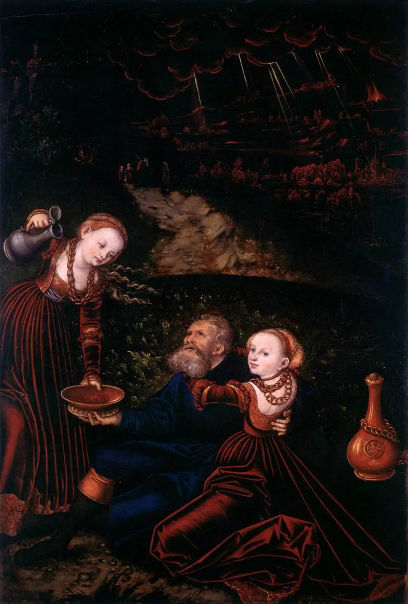 Parti och hennes döttrar - Lucas Cranach den äldre