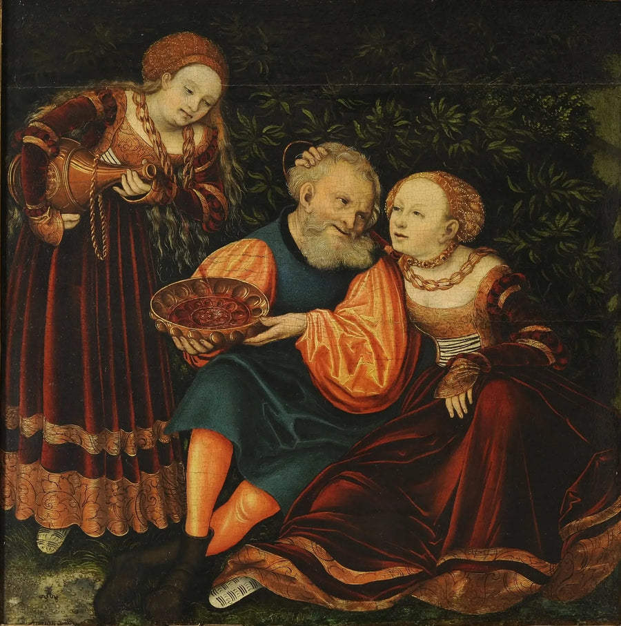 Lot och hans döttrar - Lucas Cranach den äldre