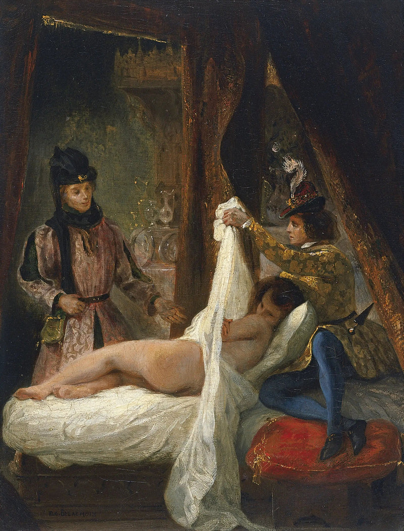Louis av Orléans visar sin älskarinna - Eugène Delacroix