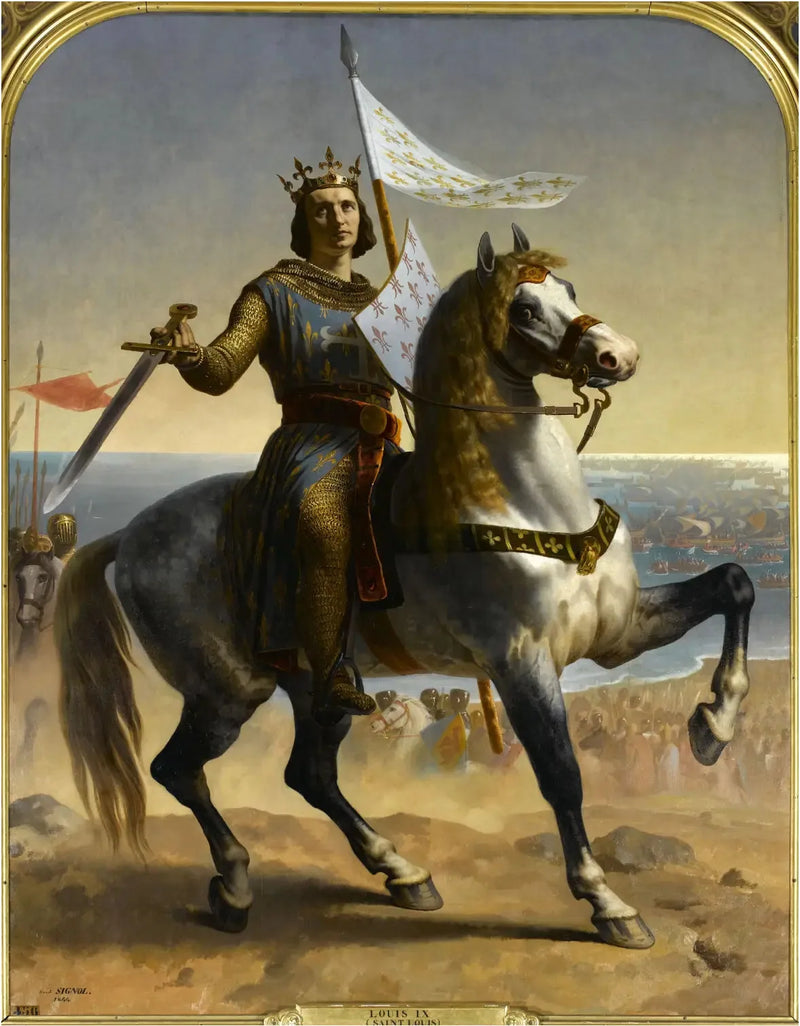Louis IX, kallad Saint Louis, Frankrikes kung (1215-1270) - Émile Signol