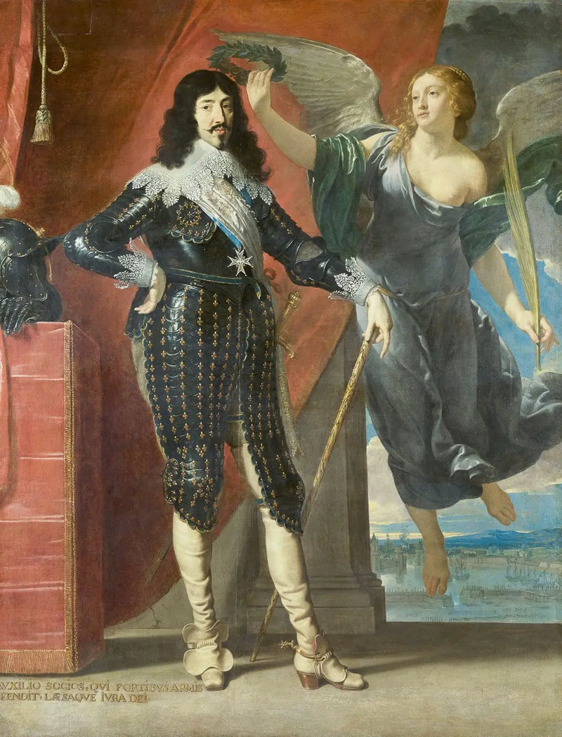 Louis XIII krönt av Segern - Philippe de Champaigne