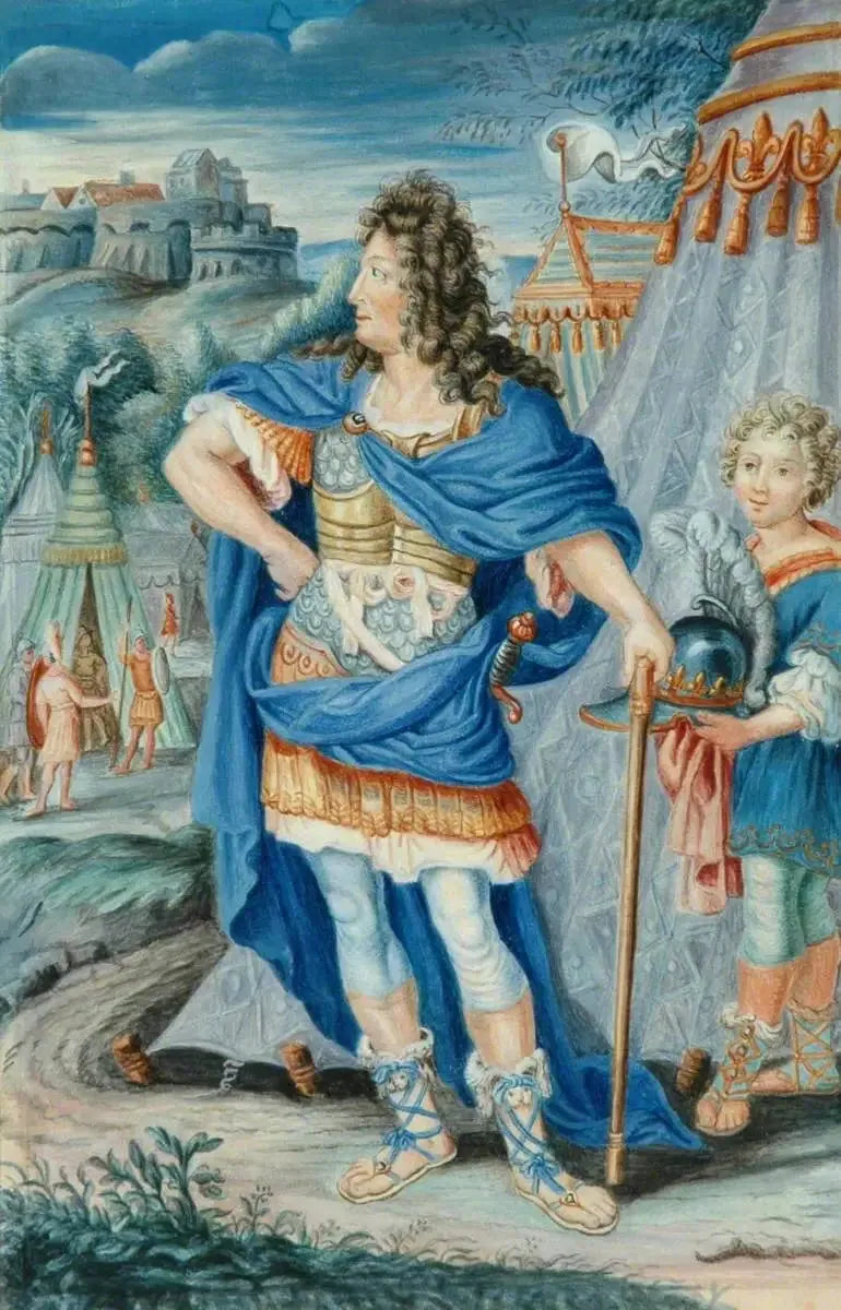 Louis XIV som romersk kejsare - Pierre Mignard