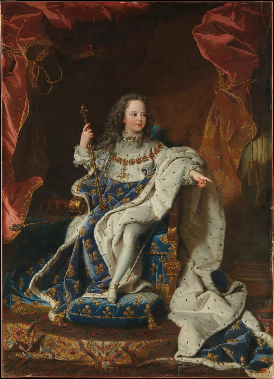 Louis XV av Frankrike, barn - Hyacinthe Rigaud