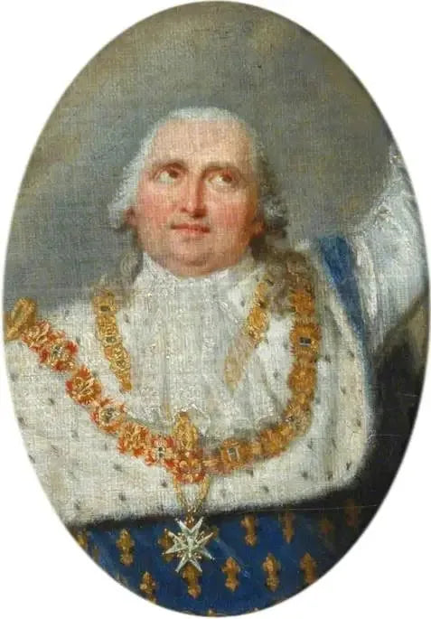 Louis XVIII (1755-1824), mottar Henri IV:s krona - François Gérard