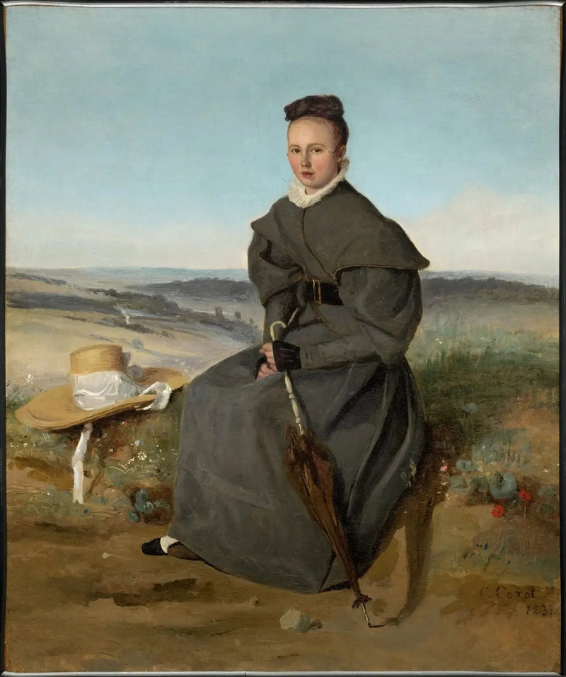 Louise Harduin på morgonen - Jean-Baptiste Camille Corot