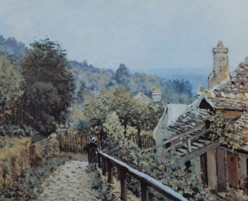 Louveciennes. Stig av Mi-kanten - Alfred Sisley