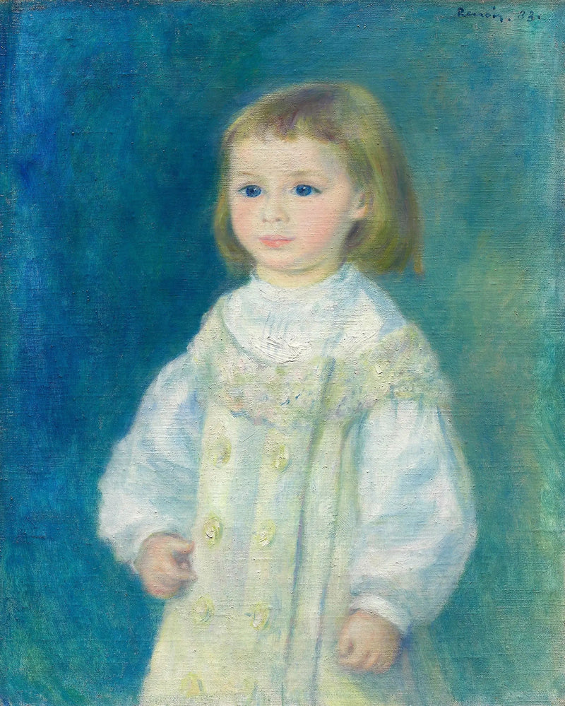 Lucie Berard (Barnet i vitt) - Pierre-Auguste Renoir