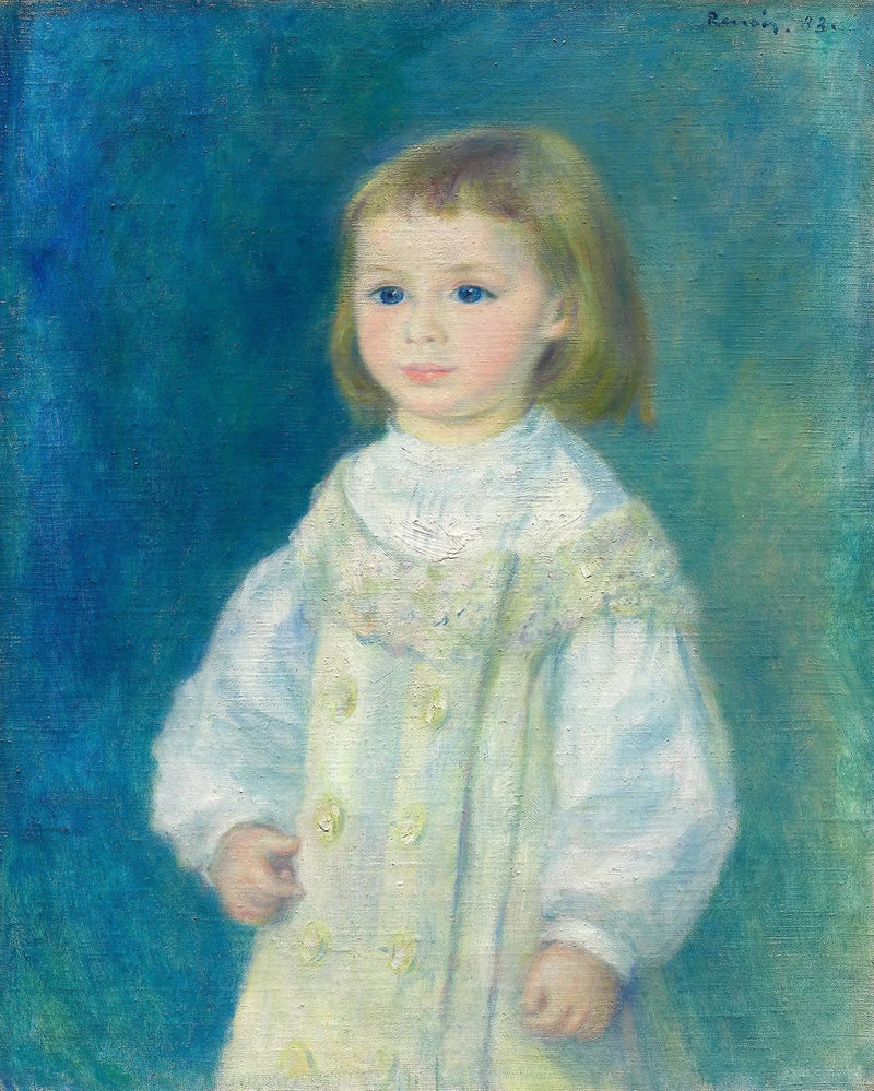 Lucie Berard (Barnet i vitt) - Pierre-Auguste Renoir
